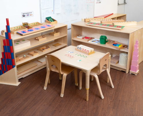 Les Petites Etoiles Bilingual Montessori - Lions room - Montessori equipment